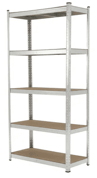 Proline Radioničke police, 5 polica, 175 kg, 180×90×40 cm (62030)