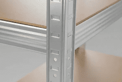 Proline Radioničke police, kutne, 5 polica, 175 kg, 180x90x90 cm (62040)