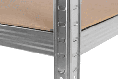 Proline Radioničke police, 6 polica, 175 kg, 222 x 110 x 50 cm (62032)