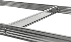 Proline Radioničke police, 6 polica, 175 kg, 222 x 110 x 50 cm (62032)