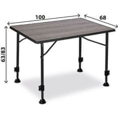 Brunner Linear Greywood 100 stol za kampiranje, 100 x 68 cm