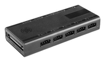 Tac Mars Gaming MFSI4KIT Set ventilatora za kućište, 12cm, crni, 4 komada