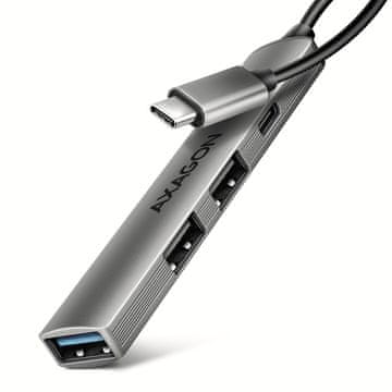 AXAGON AXAGON HUE-STC USB-C hub s 4 priključka, 1x USB-A 5Gbps, 12cm kabel