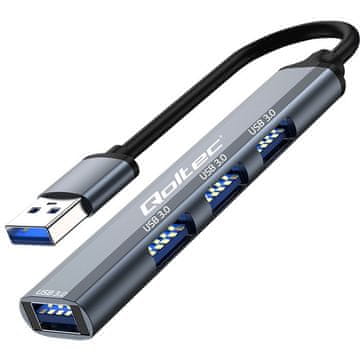 Qoltec Qoltec 537917 USB 3.0 razdjelnik 4-portni