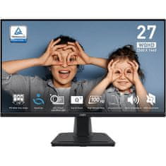 MSI Monitor PRO MP275Q 27" / WQHD / IPS / 100Hz / 1ms MPRT (crni)
