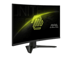 MSI Monitor MAG 275CQF E18 / 27" / WQHD / Rapid VA / 180Hz / 0.5ms (GtG) / zakrivljeni / crni