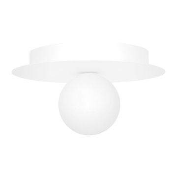 Stropna svjetiljka s bijelim diskastim sjenilom Ø25cm ROBIN 1xG9 10W K-5433 Kaja