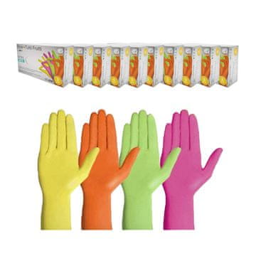 AMPri Nitrilne rukavice S boje Style Tutti Frutti 96 komada karton 10 pak.
