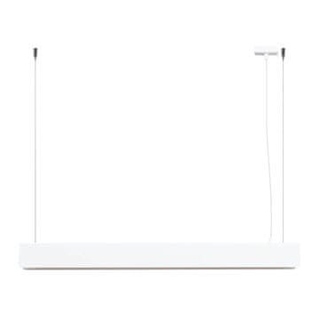 Pravokutna bijela viseća svjetiljka SPARK 1xG13 8.5W SL.1394 Sollux Lighting