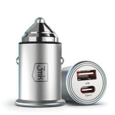 3MK 45W USB-C/USB-A auto punjač