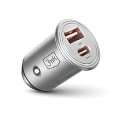 3MK 45W USB-C/USB-A auto punjač