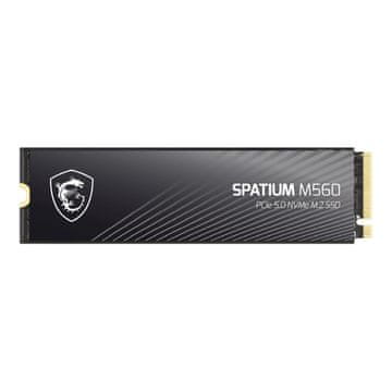 MSI Disk SSD MSI SPATIUM M560 2TB PCIe 5.0 NVMe 2.0 M.2 2280 (10300/8700 MB/s) 3D NAND