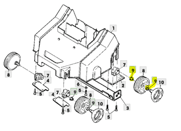 John Deere Odstojnik kotača John Deere SA440 SA494 SA495 SA493 SA728 sabo SA18758