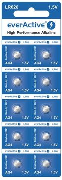 everActive Alkalne baterije mini everActive G4 LR626 LR66, 10 komada