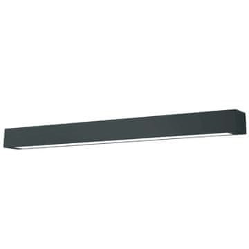 Zidna svjetiljka za kupaonicu iznad ogledala, crna, linearna, 93 cm, promjenjiva boja, LED, 24 W, IBROS Light Prestige