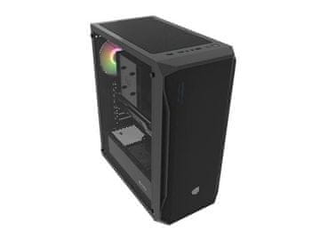 Fury obudowa shobo sh4 rgb atx midi tower s prozorom crna
