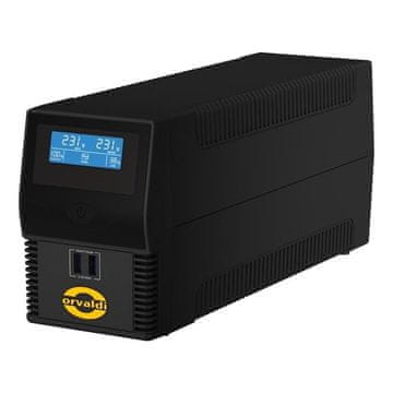 ORVALDI UPS i650 LCD USB (4xIEC) linijski interaktivni