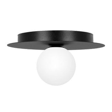 Crno-bijela okrugla stropna lampa Ø25cm ROBIN 1xG9 10W K-5438 Kaja
