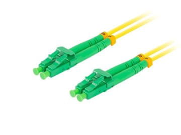 Lanberg Patchcord svjetlovodni Lanberg SM LC/APC-LC/APC Duplex 3,0 mm LSZH G657A1 2 m žuti