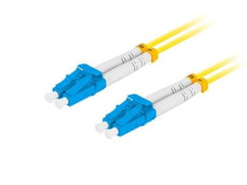 Lanberg Patchcord svjetlovodni lanberg sm lc/upc-lc/upc duplex 3.0mm lszh g657a1 2m žuti