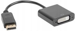 Lanberg AD-0007-BK DisplayPort (M) -> DVI-D (Ž)(24+5) Dual Link adapter kabel