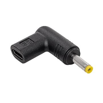 Akyga Przejściówka do laptopa Akyga AK-ND-C04 USB-C / 4.0 x 1.7 mm
