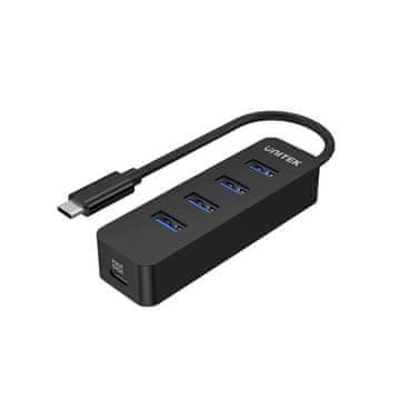 Unitek USB-C HUB H1117B 4xUSB-A 3.1, aktivni, 10W