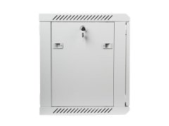 Lanberg 19" 9U 600x450 sivi zidni rack ormar (flat pack)