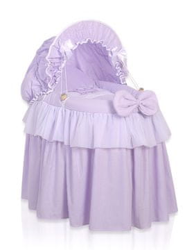 MY SWEET BABY Kolica za lutke Moses Košara za lutke s kapuljačom Mala princeza Purple