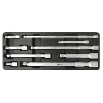 KS Tools Komplet nastavaka, 9 kom., 1/4"+3/8"+1/2