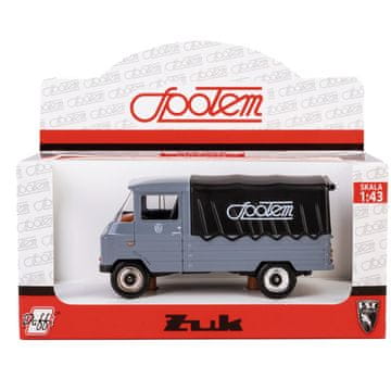 Kamion igračka FSC Žuk "SPOLEM" sivi 1:43 Kolekcija PRL Daffi