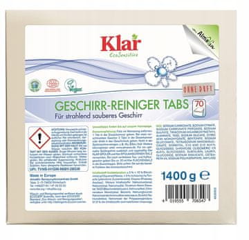 Klar EKO TABLETE ZA PERILICU POSUĐA (70 kom.) -