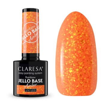 Claresa N Rainbow hibridni lak za nokte - Jell Base Amber