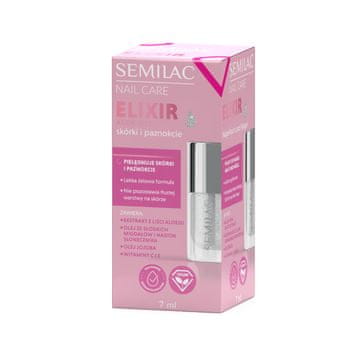 Semilac Żelowy eliksir do skórek i paznokci Nail Care Aloe 7 ml