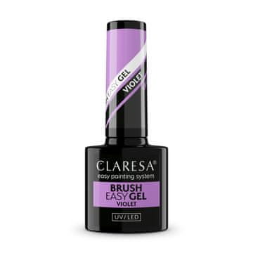 Claresa Brush Easy Gel gel za nokte - ljubičasti 5 g