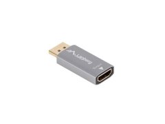 Lanberg Adapter Lanberg displayport (m) -> hdmi (f) 4k srebrni