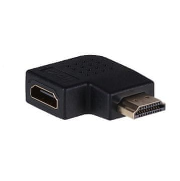 Akyga AK-AD-45 HDMI A/M - HDMI A/F adapter, bočno kutni