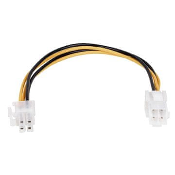Akyga AK-CA-78 P4 (Ž) / P4 (M) produžni kabel za napajanje 0,23 m