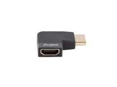 Lanberg Adapter Lanberg HDMI(F)-HDMI(F) 8K kutni desno, aluminij, srebrni