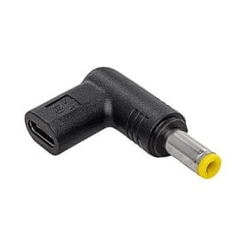Akyga AK-ND-C01 USB-C / 5,5 x 2,5 mm adapter za prijenosno računalo