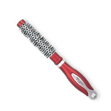 TOP CHOICE Ekskluzivna četka za kosu Hair Accessories veličine XS okrugla srebrna/bordo 62001-01