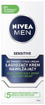 Nivea FOR MEN Sensitive blaga krema za lice 75 ml