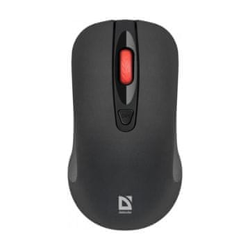 Defender Bežični miš Defender NEXUS MS-195, optički, bez klikova, tihi, 1600 dpi, crni