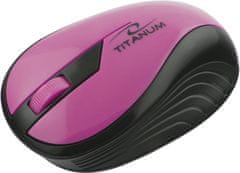 Titanum RAINBOW TM114P bežični optički miš roze boje