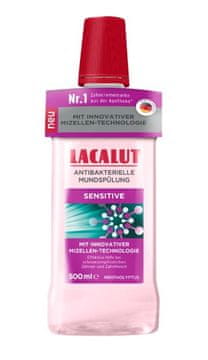 Zdrovit Lacalut Sensitive antibakterijska vodica za ispiranje usta s micelarnom tehnologijom 500 ml