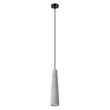 Industrijska siva viseća svjetiljka s crnim elementima ELECTRA 1xGU10 10W SL.1347 Sollux Lighting
