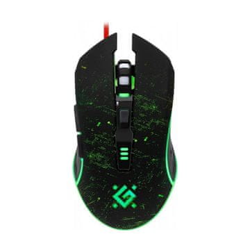 Defender Žičani miš Defender draglen gm-907 7200dpi 6p s podlogom i igrom gaming