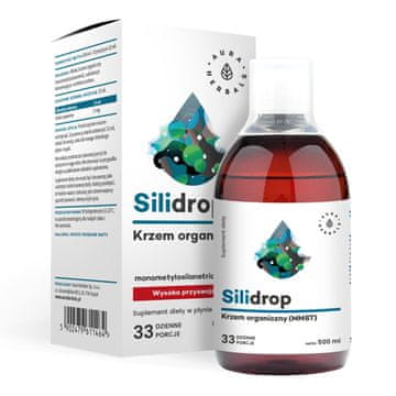 Aura Herbals Silidrop organski silicij (mmst) silicij G5 500 ml