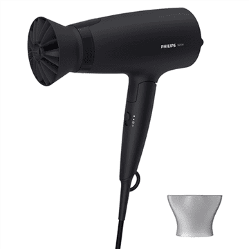Philips | Sušilo za kosu | BHD308/10 Serija 3000 | 1600 W | Broj postavki temperature | Crna