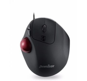 Perixx PERIMICE 517 žičani miš laser trackball 34mm crni